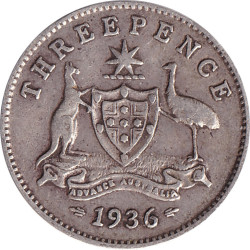 Australia - 3 pence -...