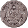 Australia - 3 pence - George V - 1936 - No1158