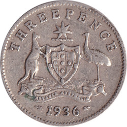 Australia - 3 pence -...