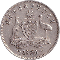 Australia - 3 pence -...