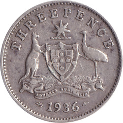 Australia - 3 pence -...