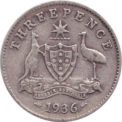 Australia - 3 pence -...