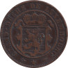 Luxembourg - 10 centimes - Blason -  1855 A - No546