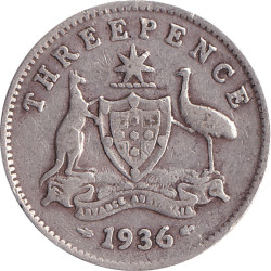 Australia - 3 pence -...