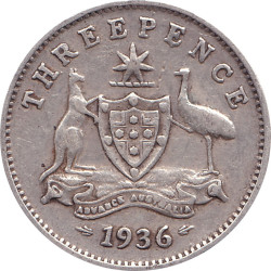 Australia - 3 pence -...
