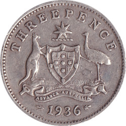 Australia - 3 pence -...