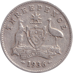 Australia - 3 pence -...