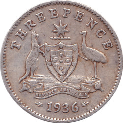 Australia - 3 pence -...