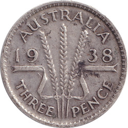 Australia - 3 pence -...