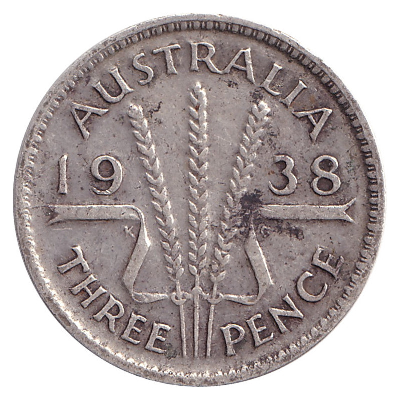 Australia - 3 pence - George VI - 1938 - No1177