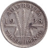 Australia - 3 pence - George VI - 1938 - No1177