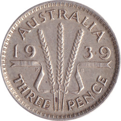 Australia - 3 pence -...