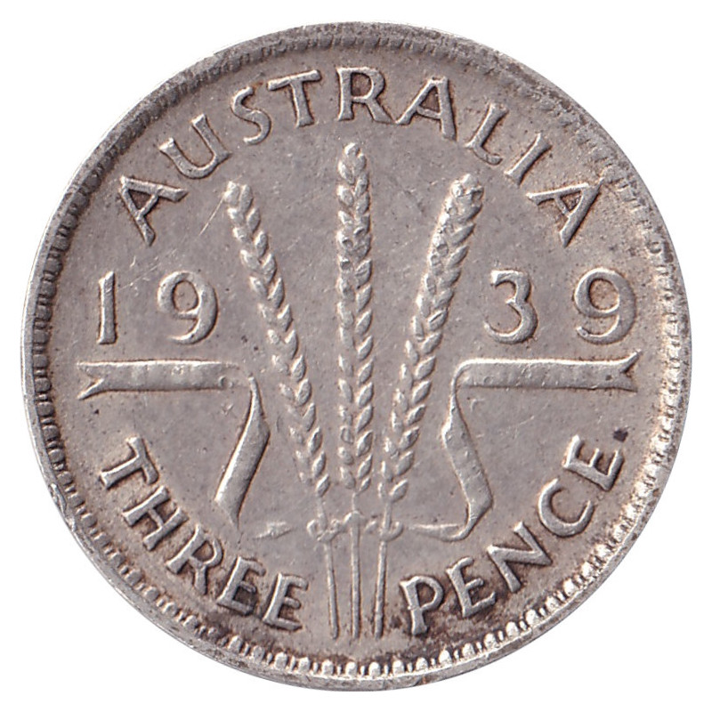 Australia - 3 pence - George VI - 1939 - No1179