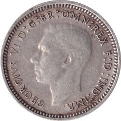 Australia - 3 pence - George VI - 1939 - No1179