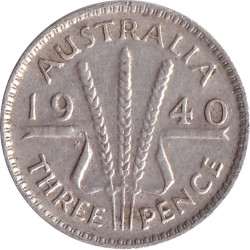Australia - 3 pence -...