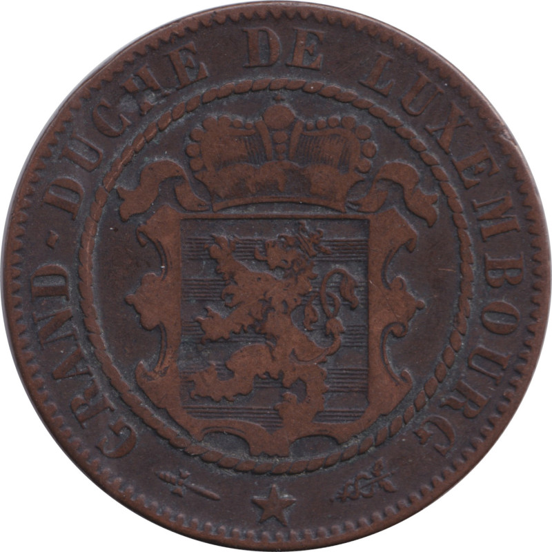 Luxembourg - 10 centimes - Blason -  1870 - No559
