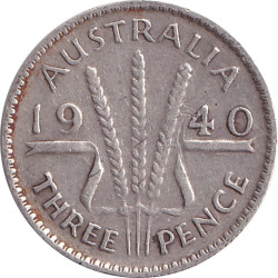 Australia - 3 pence -...