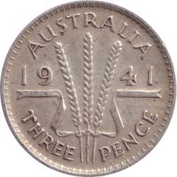 Australia - 3 pence -...
