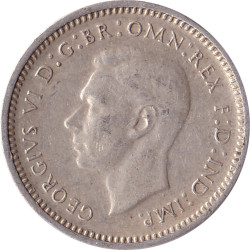 Australia - 3 pence - George VI - 1941 - No1182