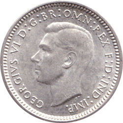 Australia - 3 pence - George VI - 1942 D - No1185