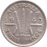 Australia - 3 pence - George VI - 1943 - N1188