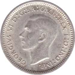 Australia - 3 pence - George VI - 1943 - N1189