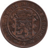 Luxembourg - 10 centimes - Blason -  1870 - No636