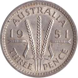 Australia - 3 pence -...