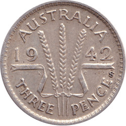 Australia - 3 pence -...