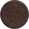 Luxembourg - 10 centimes - Blason -  1870 - No636