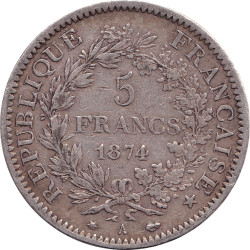France - 5 francs - Hercule...