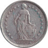 Swiss Confederation - 2 francs - Standing Helvetia - 1922 B - No1196