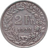 Swiss Confederation - 2 francs - Standing Helvetia - 1922 B - No1196
