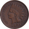 United States of America - 1 cent - Indian Head - Oak Leaves - Bronze - 1901 - No1199