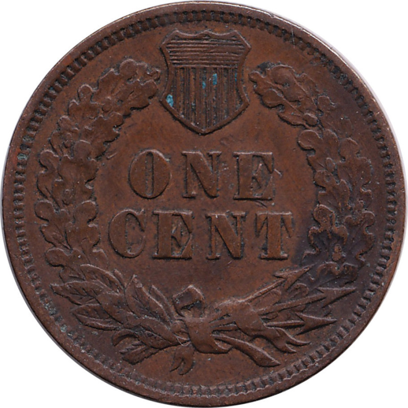 United States of America - 1 cent - Indian Head - Oak Leaves - Bronze - 1905 - No1200