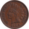 United States of America - 1 cent - Indian Head - Oak Leaves - Bronze - 1905 - No1200