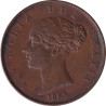 United Kingdom - 1/2 penny - Victoria - Young head - 1853 - No1201