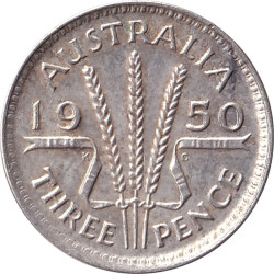 Australia - 3 pence -...