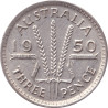 Australia - 3 pence - George VI - 1950 - No1204