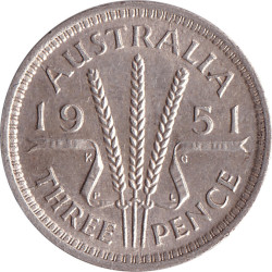 Australia - 3 pence -...