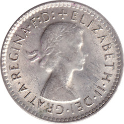 Australia - 3 pence - Elizabeth II - 1955 - No1207