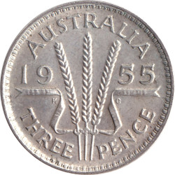 Australia - 3 pence -...