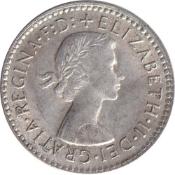 Australia - 3 pence - Elizabeth II - 1955 - No1208
