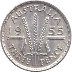 Australia - 3 pence -...