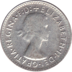 Australia - 3 pence - Elizabeth II - 1962 - No1214