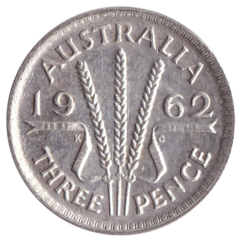 Australia - 3 pence - Elizabeth II - 1962 - No1214