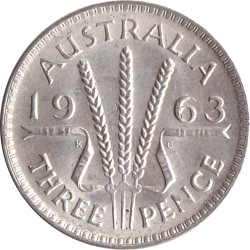 Australia - 3 pence -...