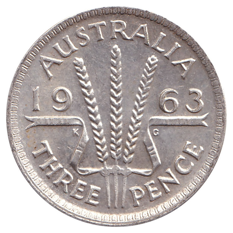 Australia - 3 pence - Elizabeth II - 1963 - No1219