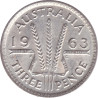 Australia - 3 pence - Elizabeth II - 1963 - No1220