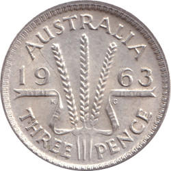 Australia - 3 pence -...
